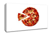 Pizza Share Canvas Wall Art
