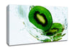 Kiwi Splash Canvas Wall Art