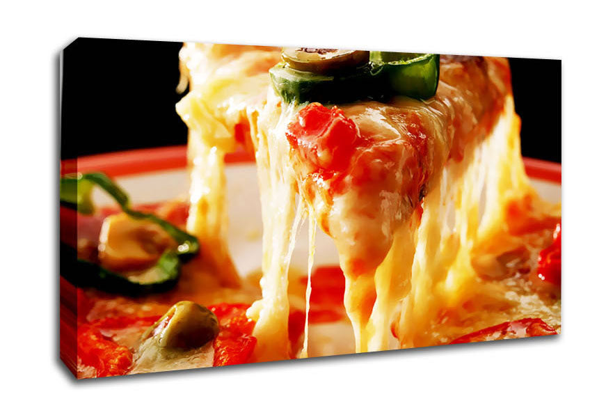 Pizza Offering Canvas Wall Art