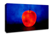 Red Apple Glow Canvas Wall Art