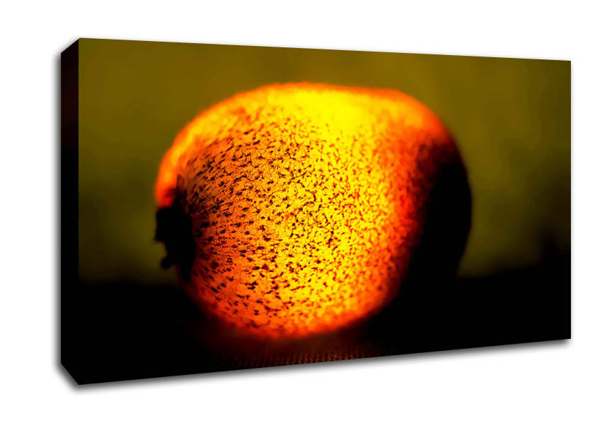 Kiwi Glow Canvas Wall Art