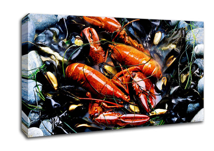 Lobster Pot Canvas Wall Art