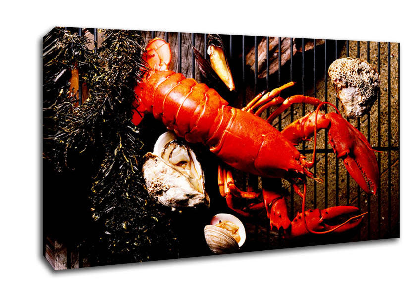 Lobster Barbeque Canvas Wall Art