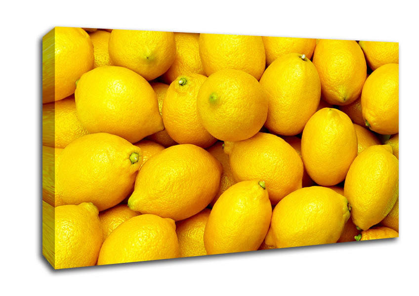 Nothing But Lemons Canvas Wall Art