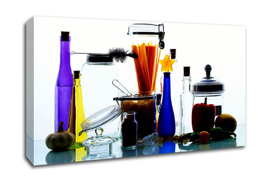 Kitchen Utensils Canvas Wall Art