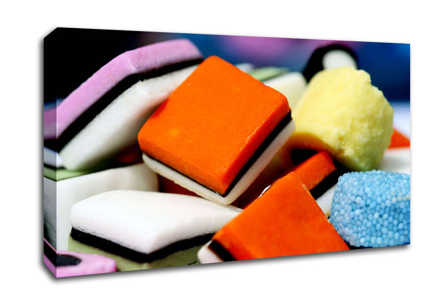Liquorice Allsorts Canvas Wall Art