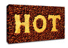 Hot Coffee Beans Canvas Wall Art