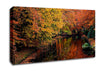 Lake In Autumn Canvas Wall Art