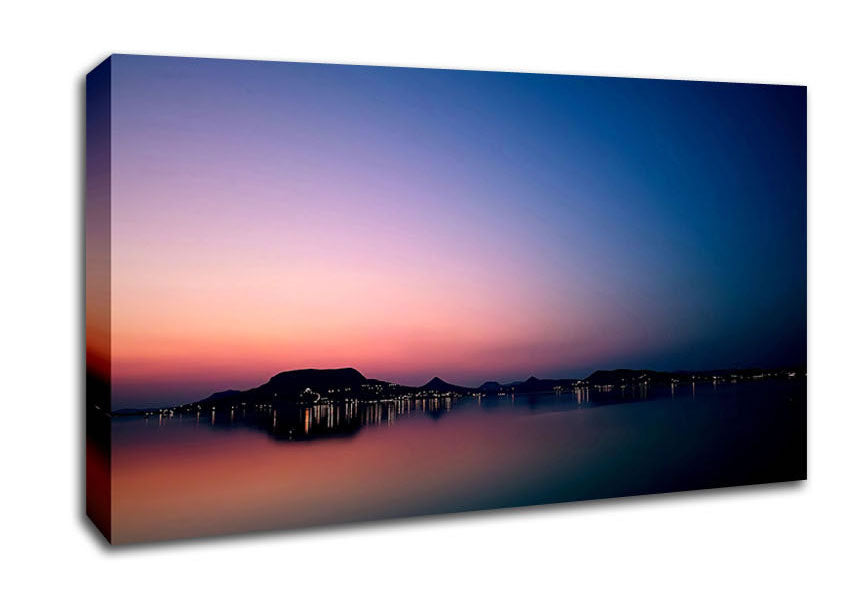 Peaceful Lake Canvas Wall Art