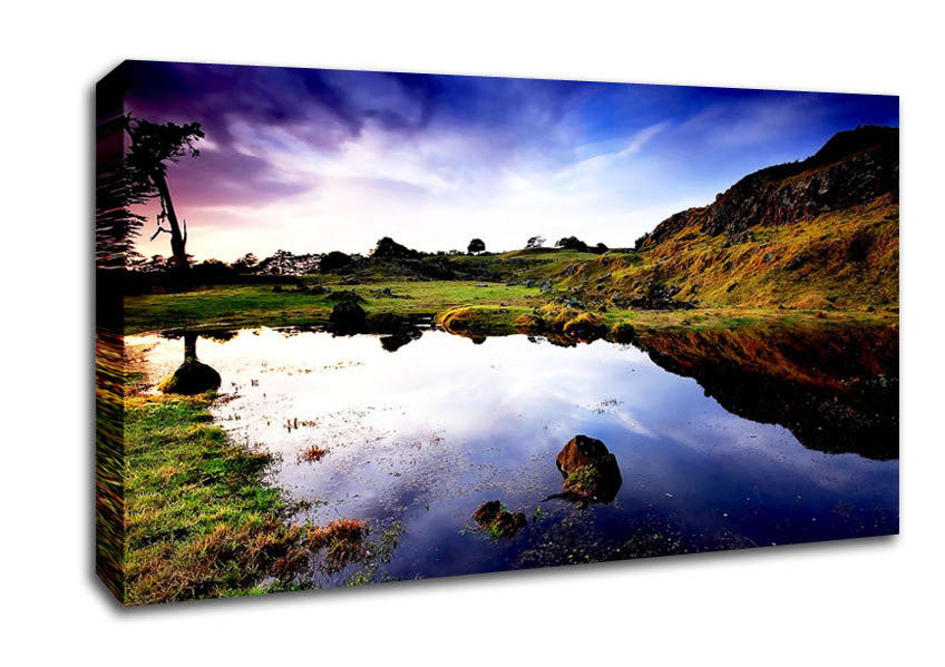 In The Scottish Highlands Canvas Wall Art