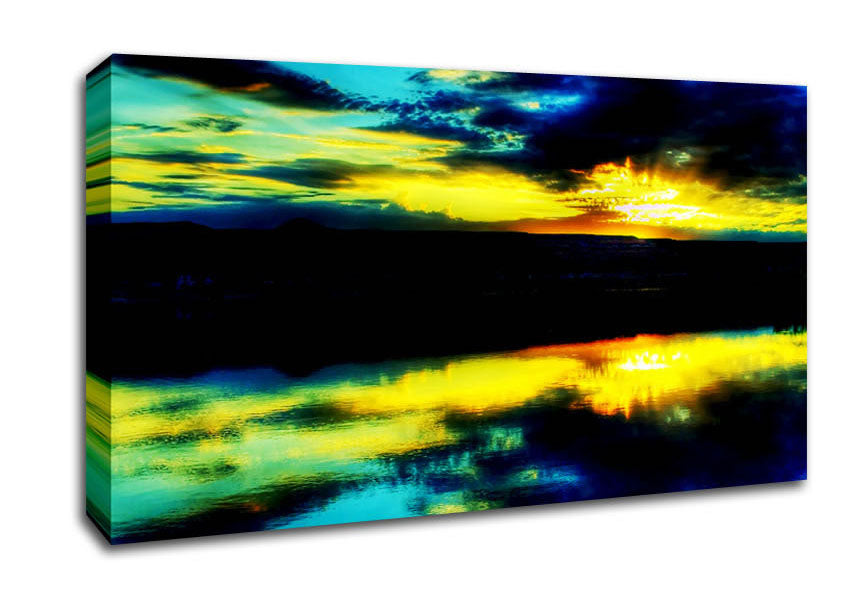 Lake Daybreak Canvas Wall Art