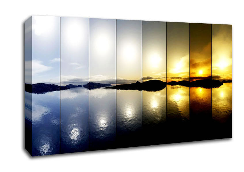 Lights Of The River Canvas Wall Art