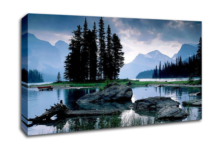 New Zealand Lake View Canvas Wall Art