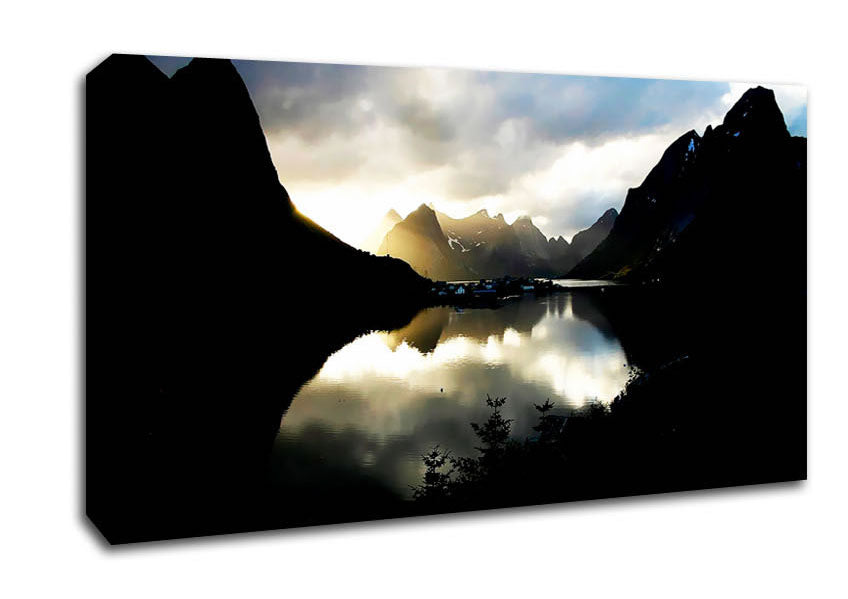 Mountain Reflections Canvas Wall Art