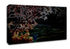 Neon Lake Canvas Wall Art
