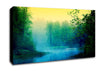 Lake In The Mist Canvas Wall Art