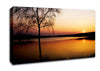 Peaceful Lake At Dawn Canvas Wall Art