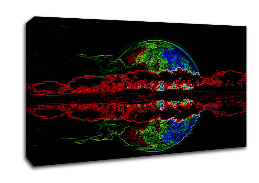 Moon Reflections Canvas Wall Art