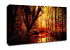 Park Bridge Autumn Canvas Wall Art