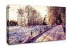 Pathway Winter Canvas Wall Art
