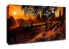 Old Road Gate Canvas Wall Art