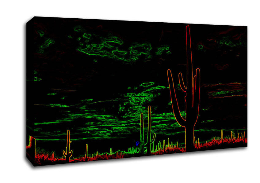 Cactus Canvas Wall Art