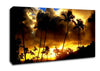 Palmtrees In The Clouds Canvas Wall Art