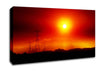 Mist Of The Red Sun Canvas Wall Art