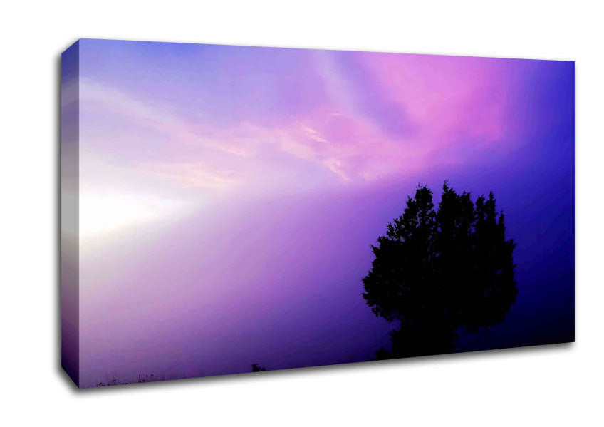 Lilac Tree Light Canvas Wall Art