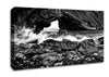 Oceans Gateway B n W Canvas Wall Art