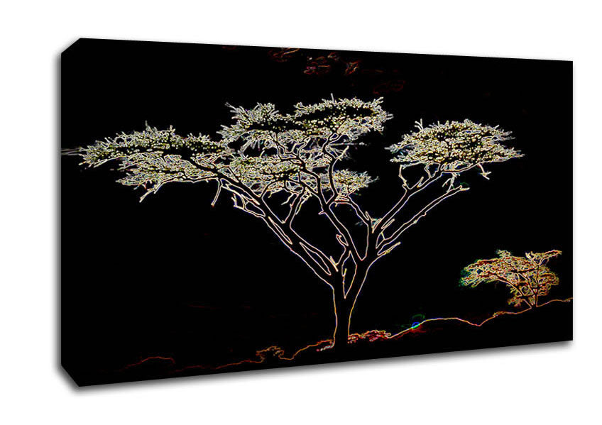 Night Tree Canvas Wall Art