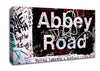 Abbey Road Graffiti Canvas Wall Art