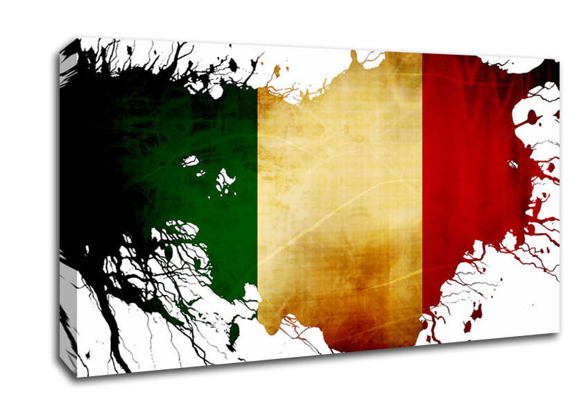 Italian Map Canvas Wall Art