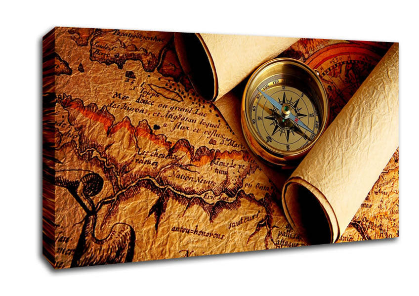 Old World Maps Canvas Wall Art