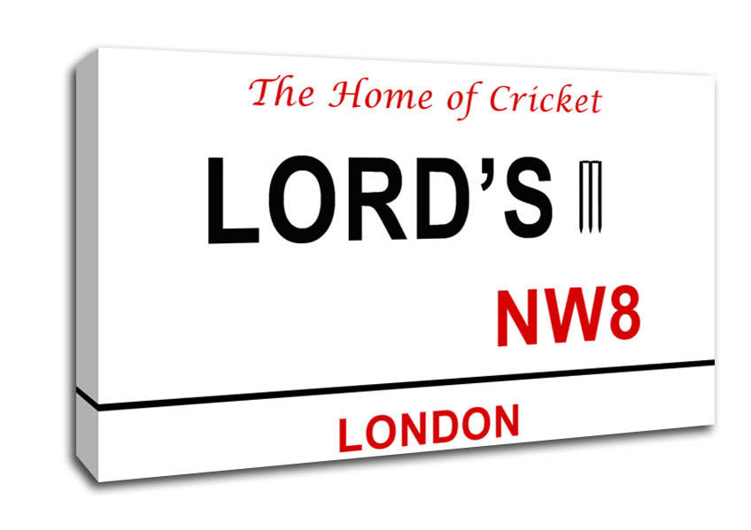 Lords Signs Canvas Wall Art