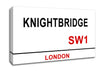 Knightbridge Signs Canvas Wall Art