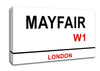 Mayfair Signs Canvas Wall Art