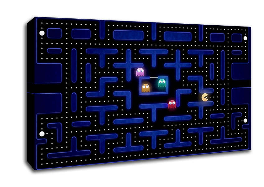 Pacman Canvas Wall Art