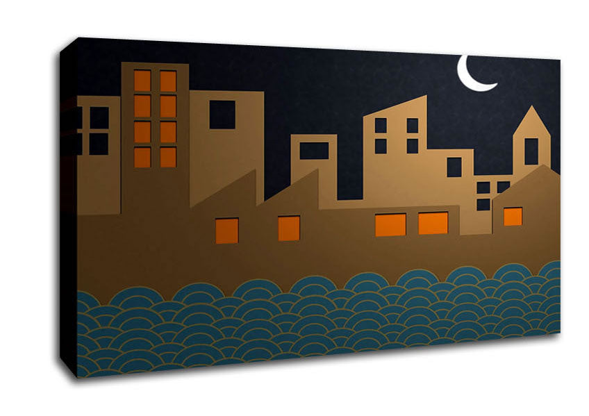 Life In Technic Colour Canvas Wall Art