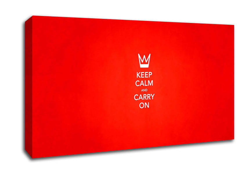 Keep Calm Canvas Wall Art