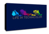 Life In Technicolor Canvas Wall Art