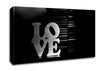 Love Black And White Canvas Wall Art