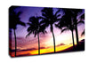 Palm Trees Sunset Canvas Wall Art