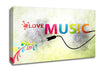 Love Music Canvas Wall Art