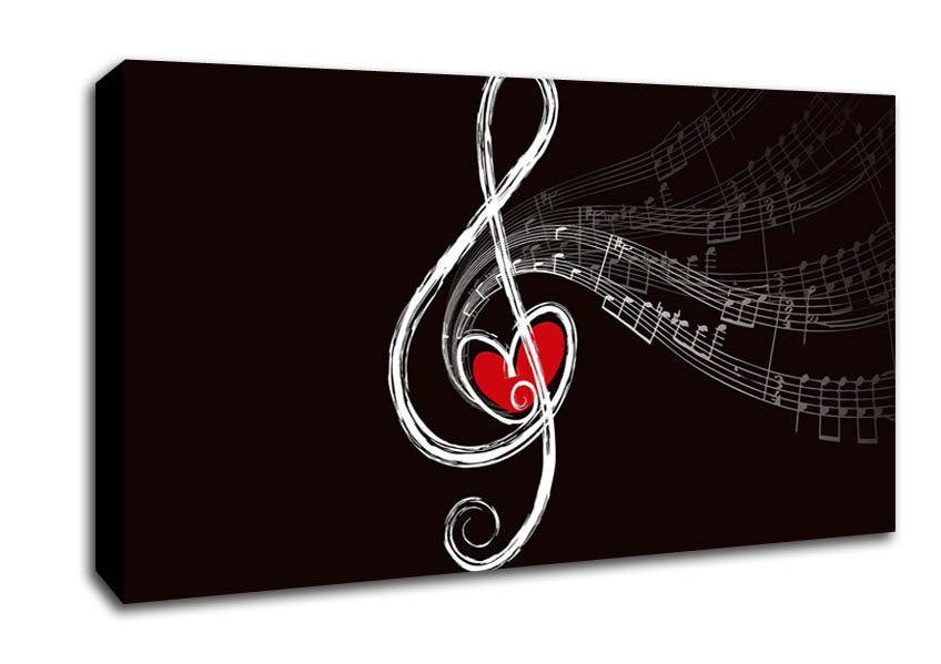 Musical Notes Canvas Wall Art