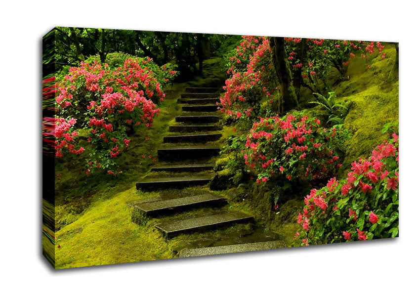 Japanese Garden Washington Park Canvas Wall Art