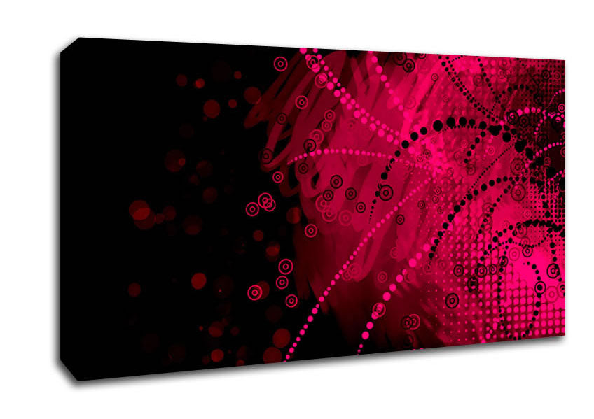 Pink Dark Canvas Wall Art
