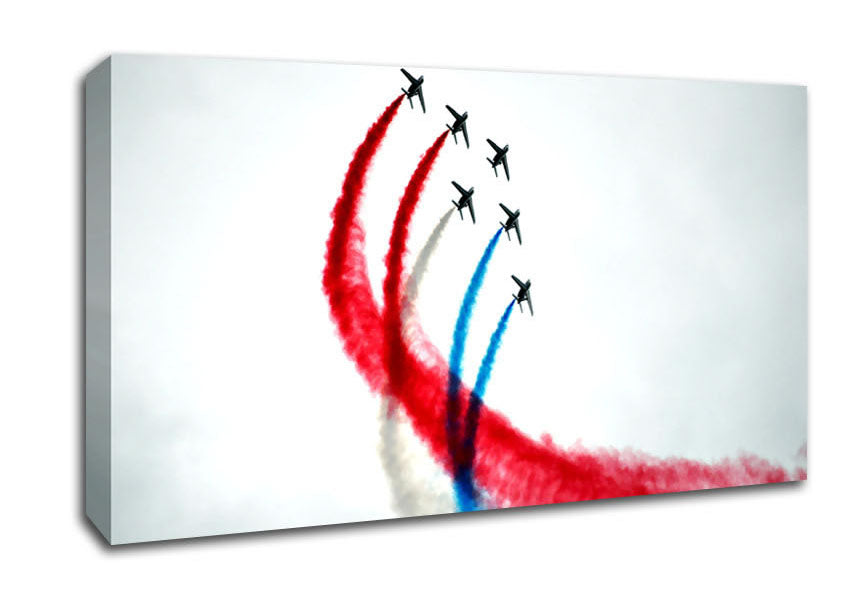 Aviation In France Canvas Wall Art