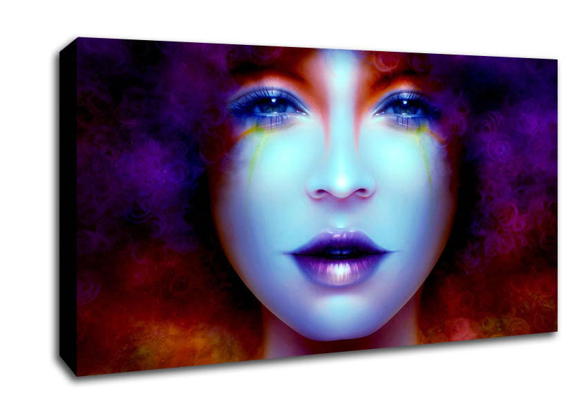 Purple Beauty Canvas Wall Art