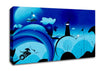 Magical Blue Lighthouse Canvas Wall Art